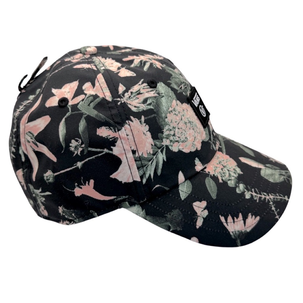 VANS Women's Vansday Court Hat TROPICAL FLORAL PRINT/BLACK - Picture 3 of 7